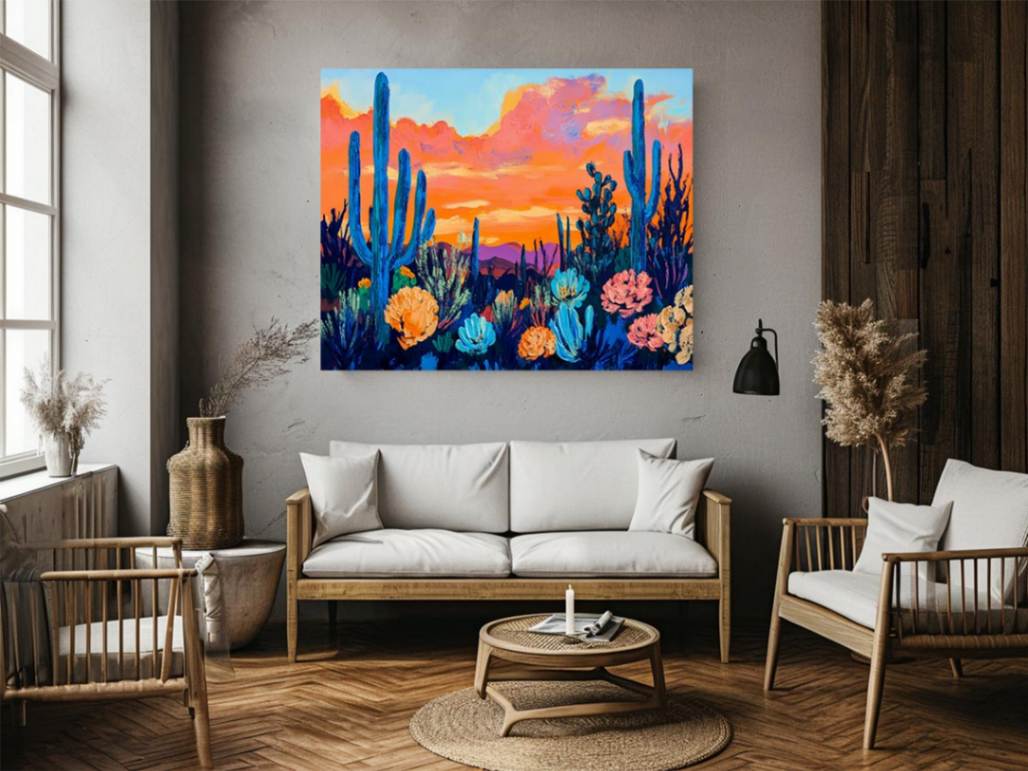 Sunset Cactus Bloom