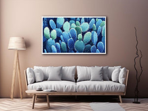 Blue Prickly Bloom