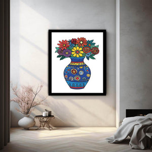 Folk Flower Vase