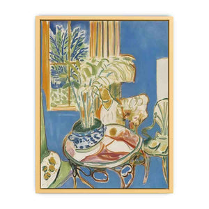 Blue Interior by Henri Matisse Streched canvas