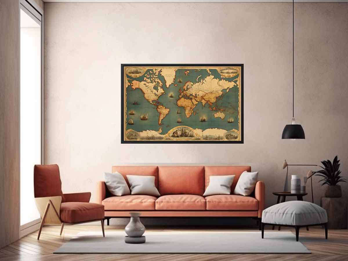 Vintage  World Map 2  