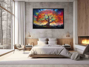 Multicolor Tree Art 