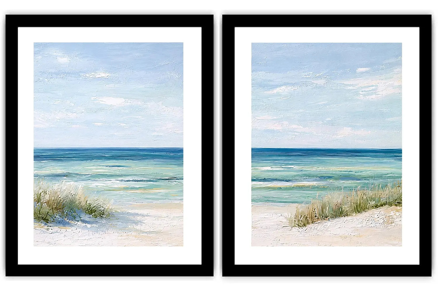 Soft beach dune canvas art for calm coastal bedroom or living room decor.