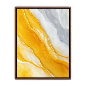 Gold marble abstract artwork for luxury living room decor