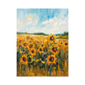 Sunflower painting canvas art for farmhouse decor