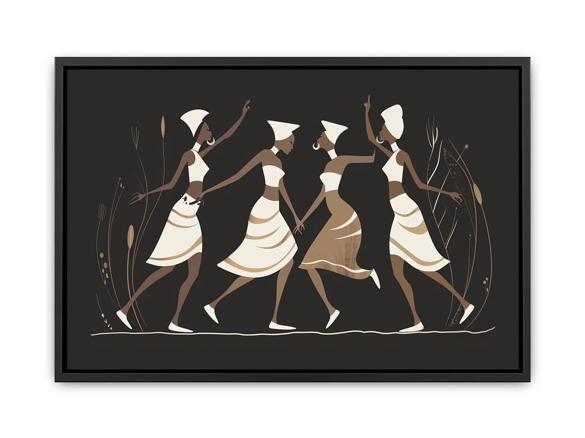 Minimal dancer artwork in neutral tones for sophisticated bedroom decor