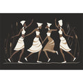 Minimal dancer artwork in neutral tones for sophisticated bedroom decor