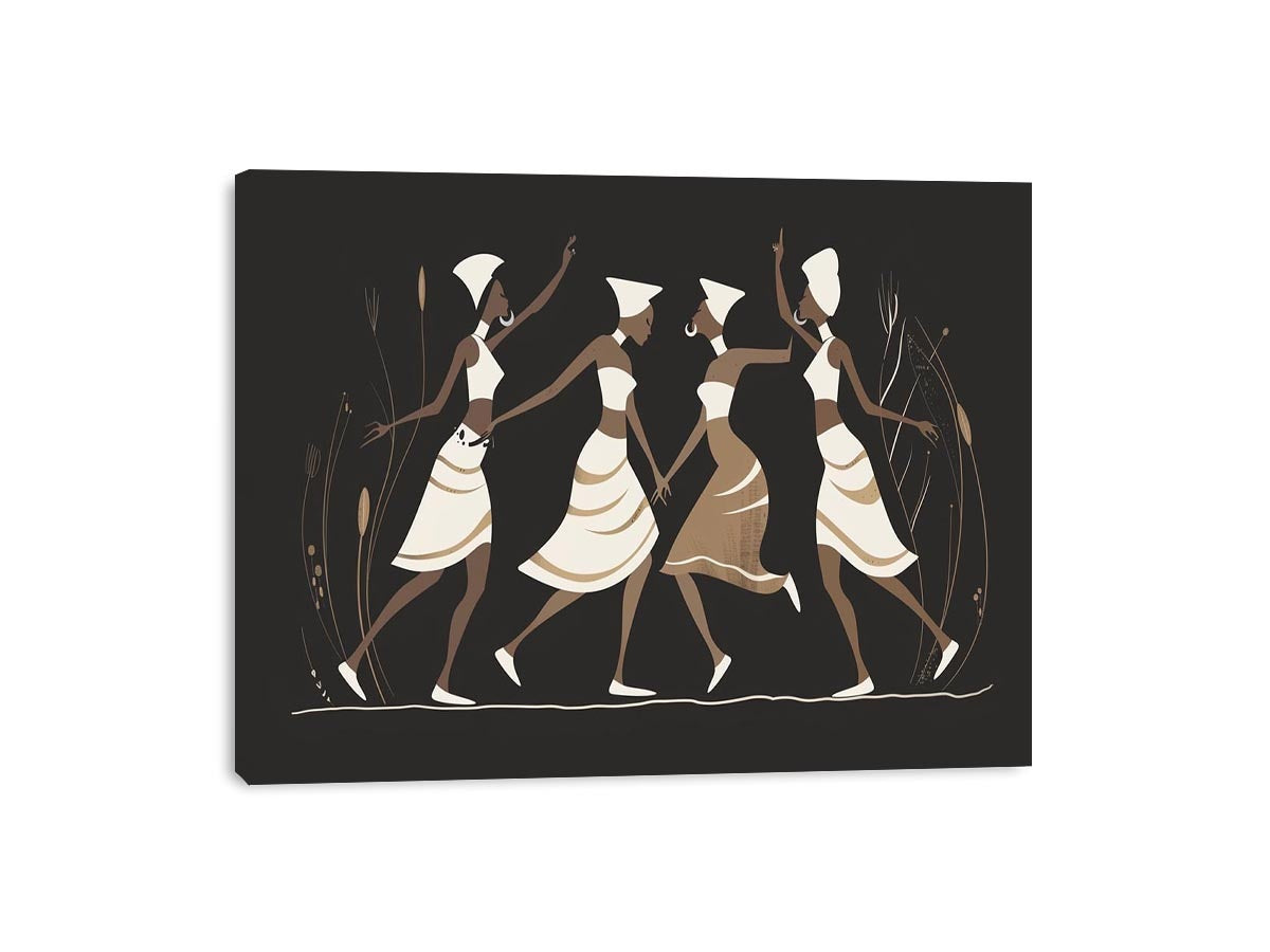Minimal dancer artwork in neutral tones for sophisticated bedroom decor