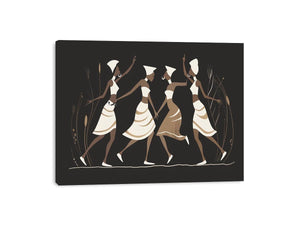 Minimal dancer artwork in neutral tones for sophisticated bedroom decor