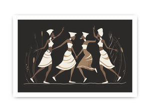 Minimal dancer artwork in neutral tones for sophisticated bedroom decor