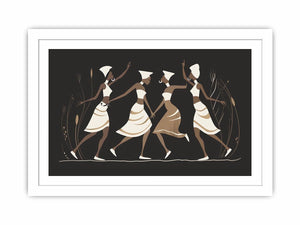Minimal dancer artwork in neutral tones for sophisticated bedroom decor