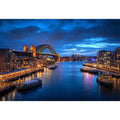 Sydney Harbour   canvas photography for modern office wall decor.