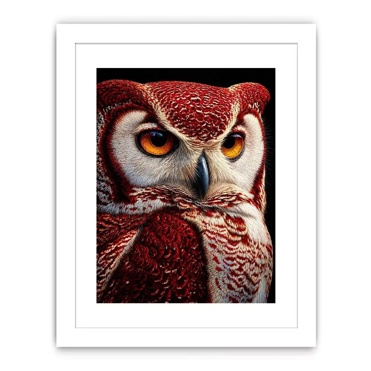 luxury owl portrait canvas