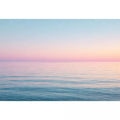 Minimalist pastel ocean sunset seascape canvas wall art