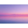 Minimalist Coastal Ocean Wall Art – Pastel Sunset Canvas Print