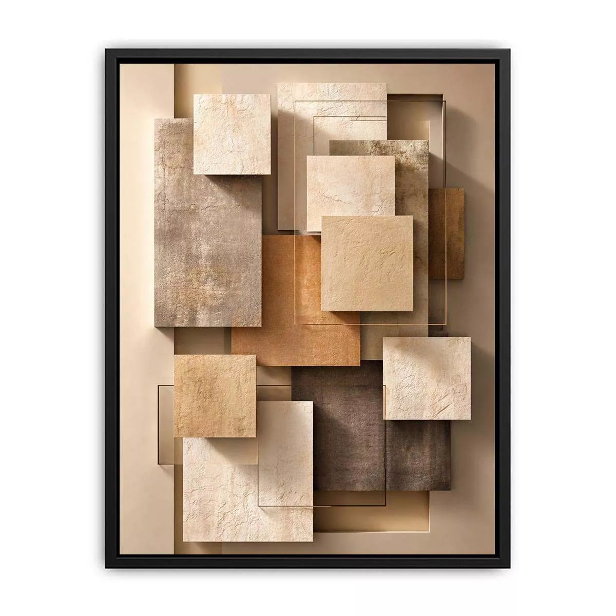 Minimalist Abstract Neutral Wall Art Canvas