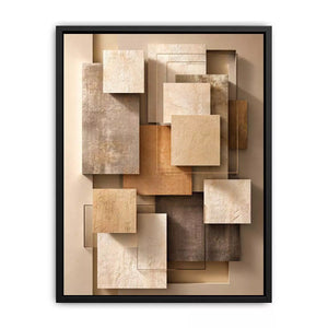 Minimalist Abstract Neutral Wall Art Canvas