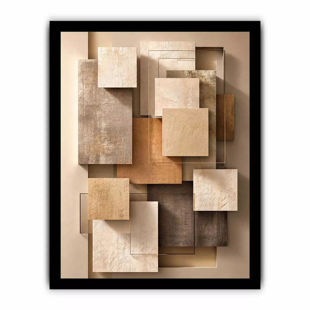 Minimalist Abstract Neutral Wall Art Canvas