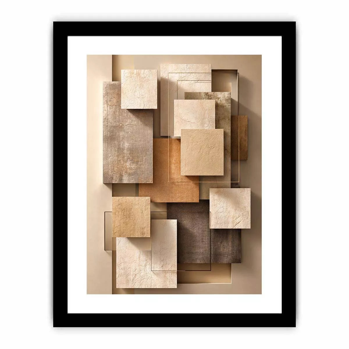 Minimalist Abstract Neutral Wall Art Canvas