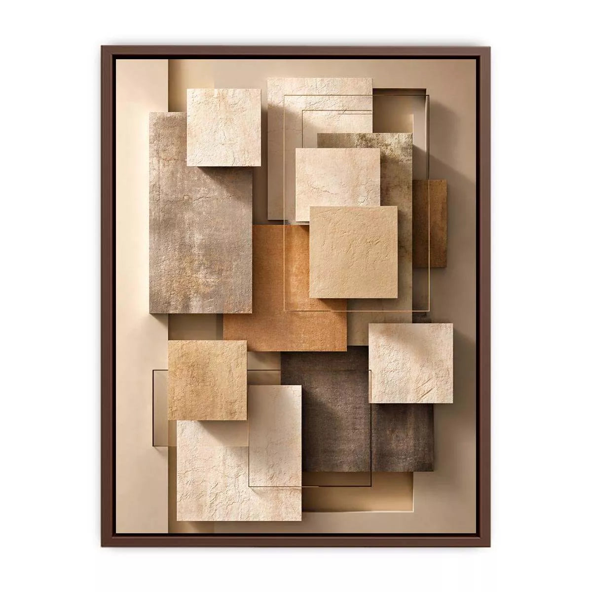 Minimalist Abstract Neutral Wall Art Canvas