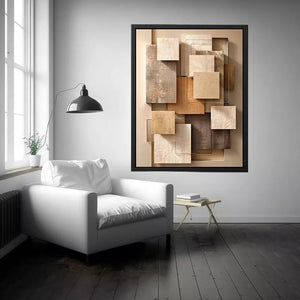 Minimalist Abstract Neutral Wall Art Canvas