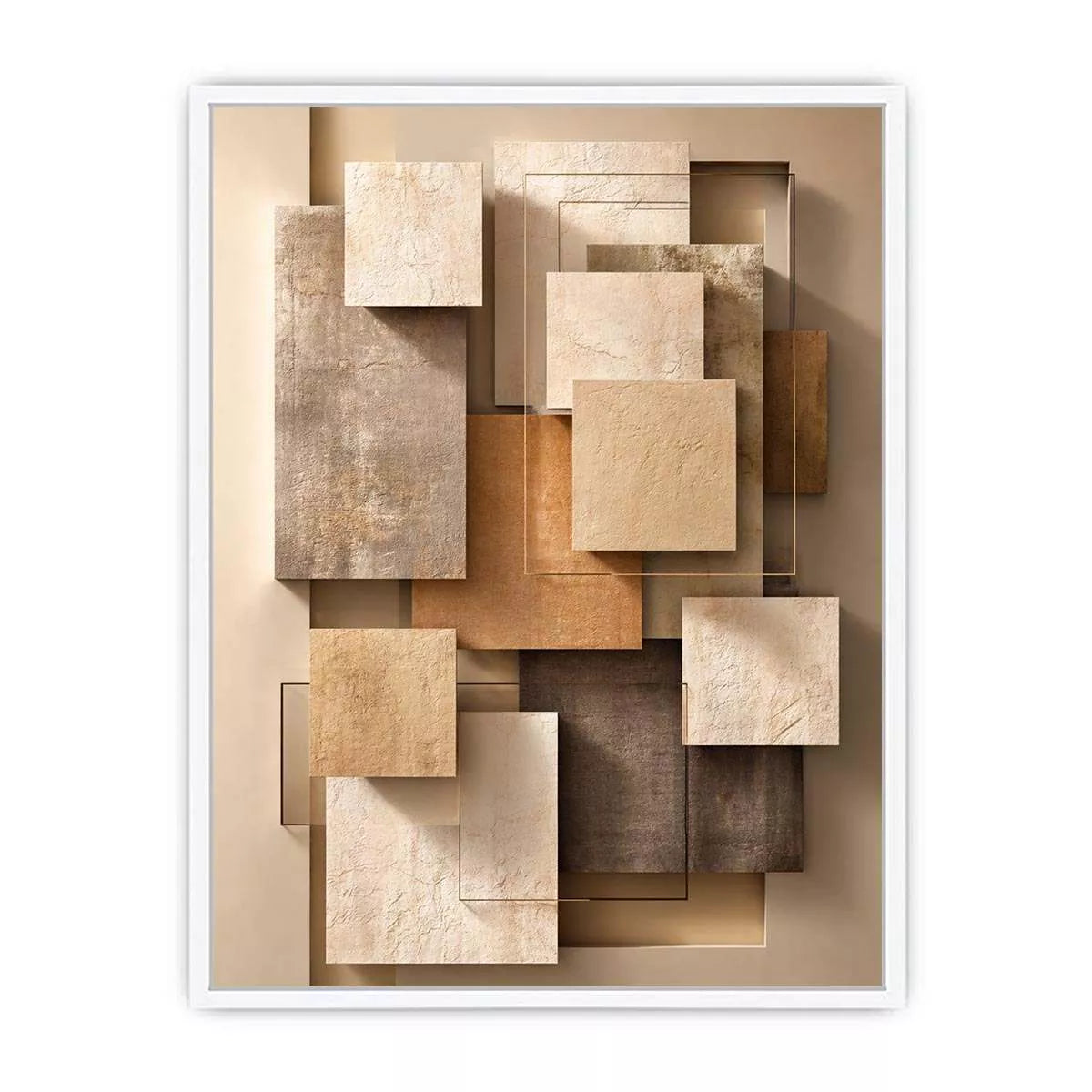 Minimalist Abstract Neutral Wall Art Canvas