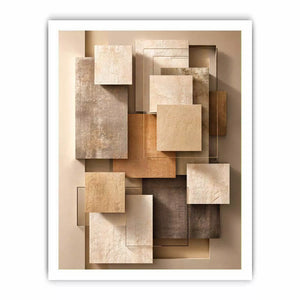 Minimalist Abstract Neutral Wall Art Canvas