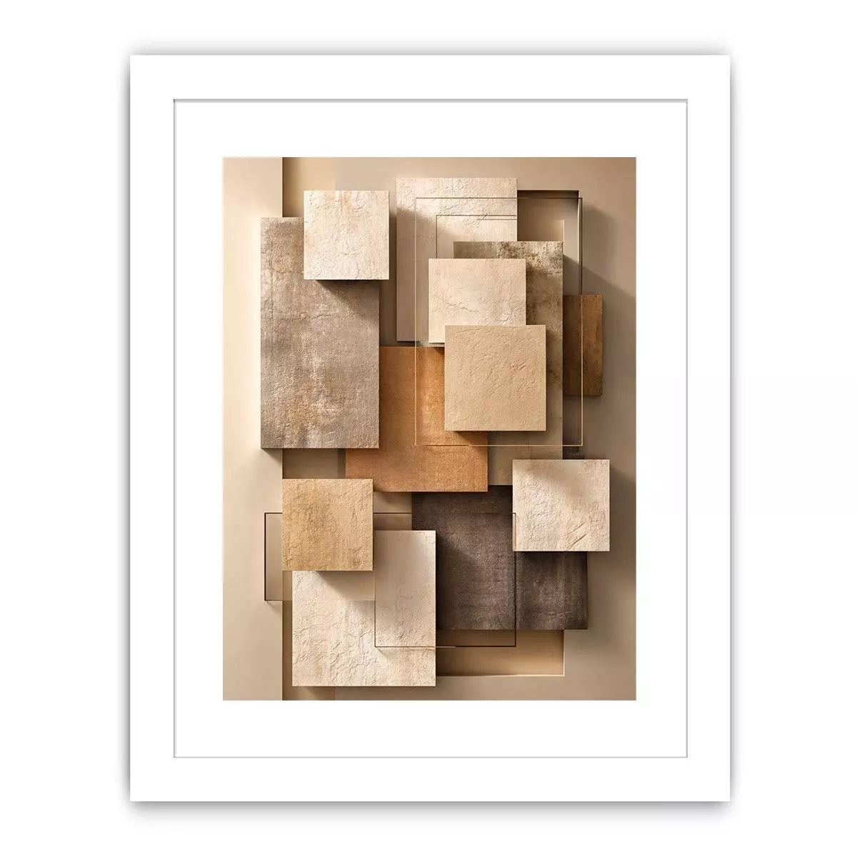 Minimalist Abstract Neutral Wall Art Canvas