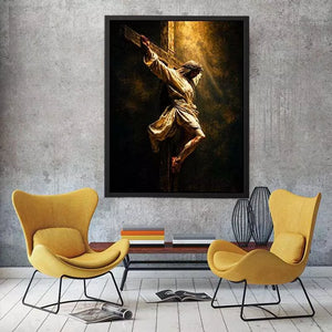 Jesus Crucifixion Canvas Wall Art