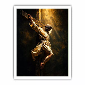 Jesus Crucifixion Canvas Wall Art