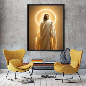 Jesus Divine Light Canvas Wall Art