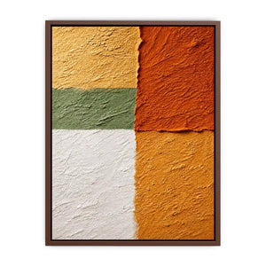 abstract textured wall art warm earthy tones terracotta beige minimalist canvas decor
