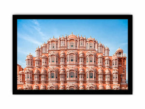 Hawa Mahal Jaipur pink palace architecture India heritage building wall art canvas decor