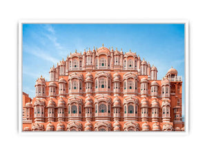 Hawa Mahal Jaipur pink palace architecture India heritage building wall art canvas decor