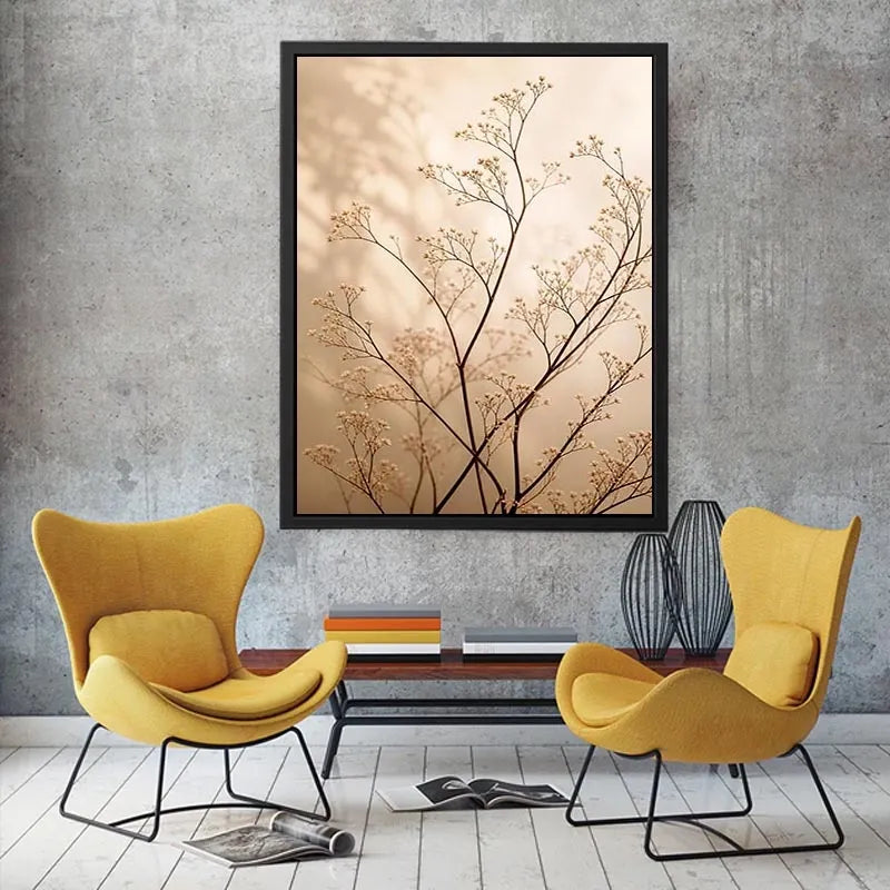 Whispered Bloom premium canvas wall art for modern home decor.