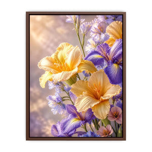 Lavender Petal Glow premium canvas wall art for modern home decor.