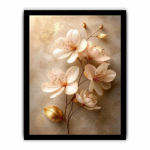 Golden Hearth Escape premium canvas wall art for modern home decor.