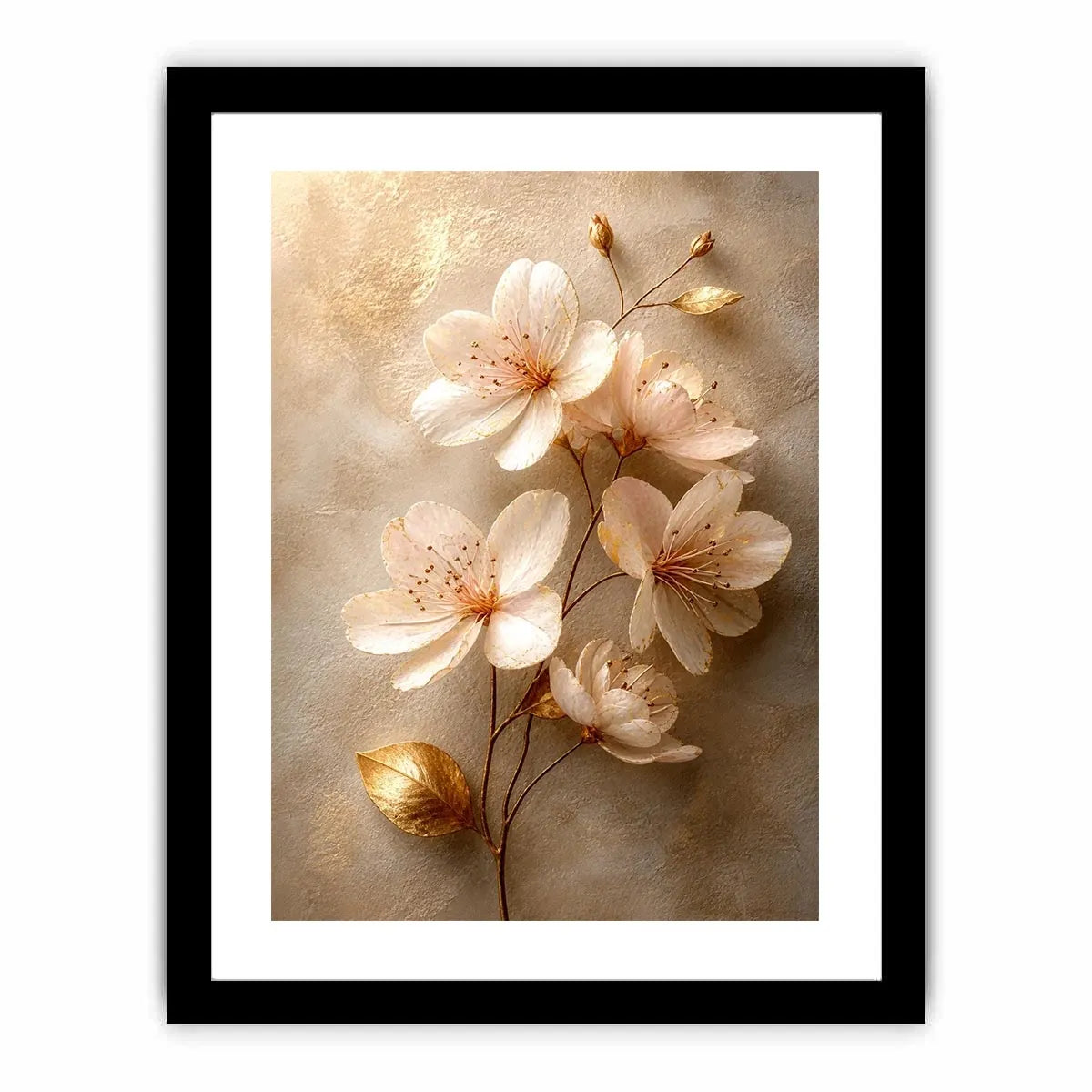 Golden Hearth Escape premium canvas wall art for modern home decor.