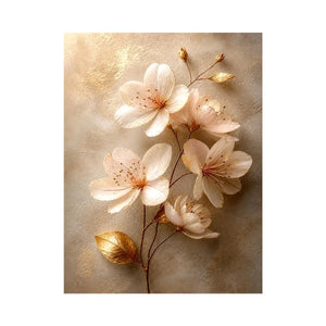 Golden Hearth Escape premium canvas wall art for modern home decor.