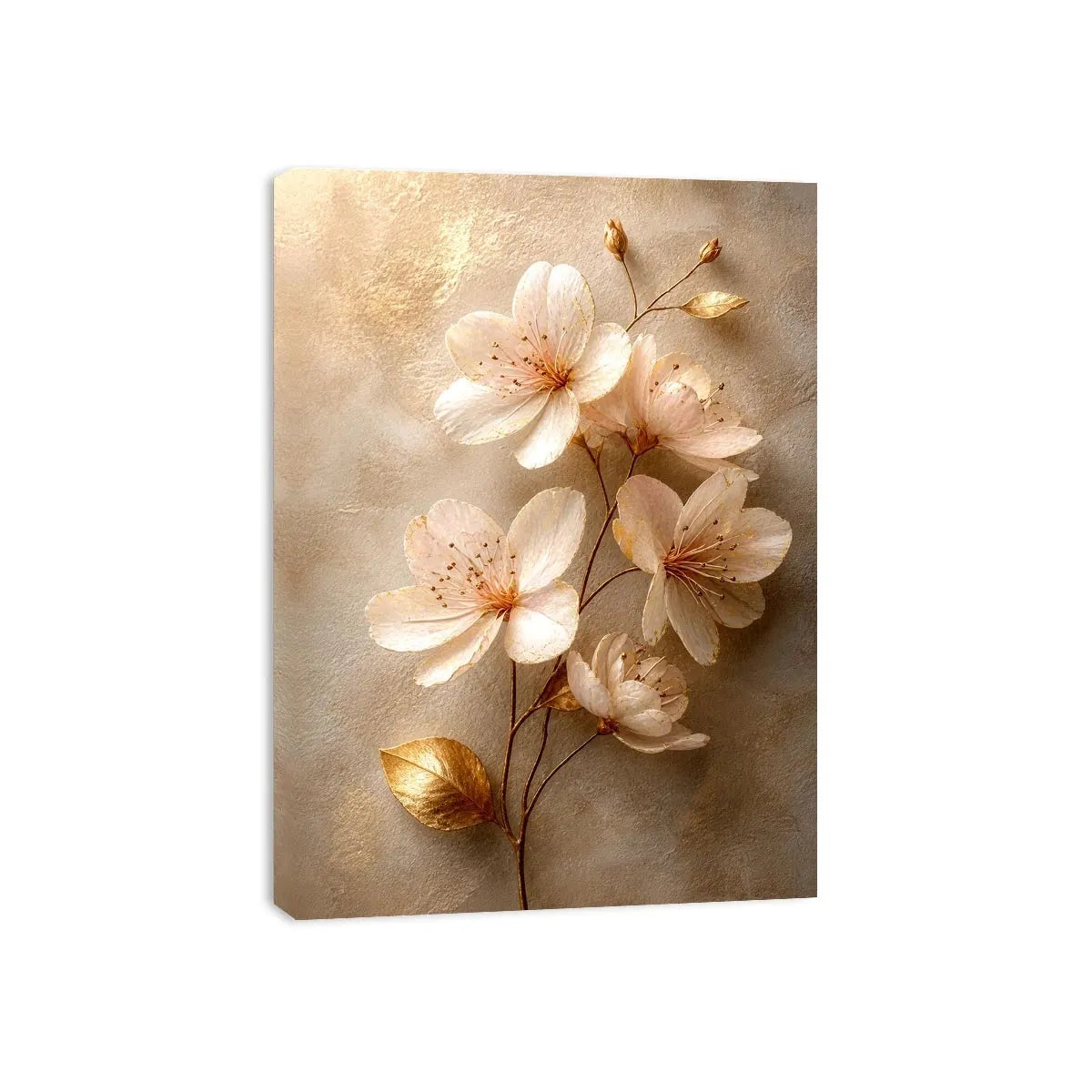 Golden Hearth Escape premium canvas wall art for modern home decor.