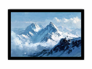 Frozen Summit Echo premium canvas wall art for modern home decor.