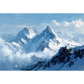 Frozen Summit Echo premium canvas wall art for modern home decor.
