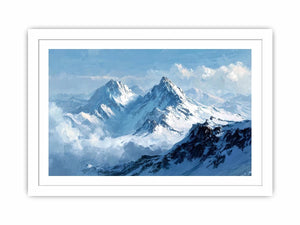 Frozen Summit Echo premium canvas wall art for modern home decor.