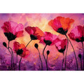 Blushed Petal Symphony premium canvas wall art for modern home decor.
