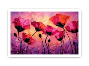 Blushed Petal Symphony premium canvas wall art for modern home decor.