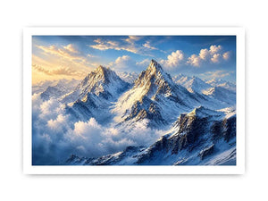 Celestial Ridge premium canvas wall art for modern home decor.