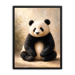 Gentle Bamboo Spirit premium canvas wall art for modern home decor.