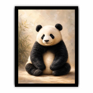 Gentle Bamboo Spirit premium canvas wall art for modern home decor.