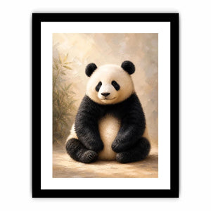 Gentle Bamboo Spirit premium canvas wall art for modern home decor.