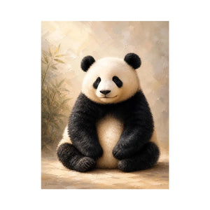 Gentle Bamboo Spirit premium canvas wall art for modern home decor.